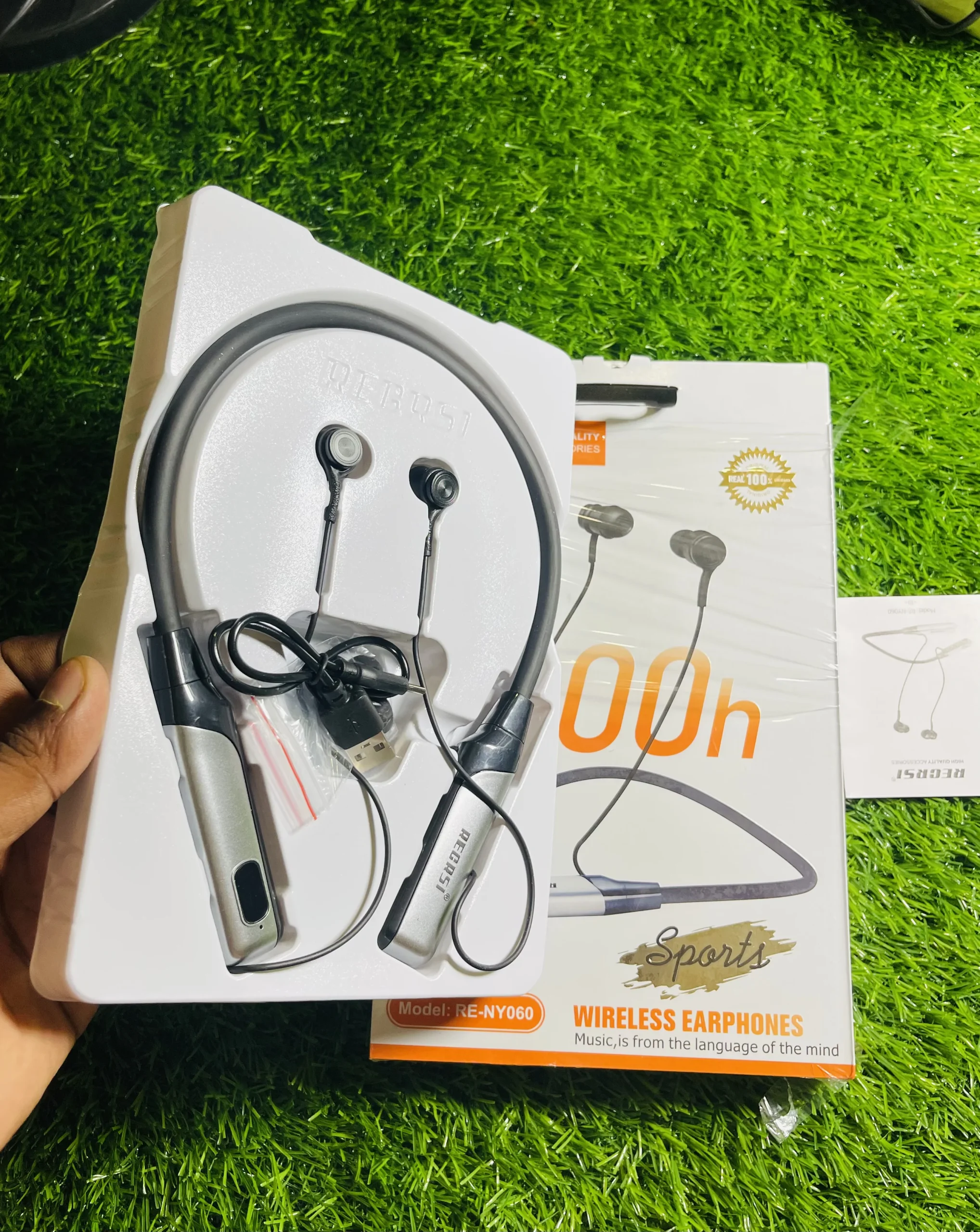 RECRSI RE-NY060 Bluetooth Neckband 200 Hours - Image 2